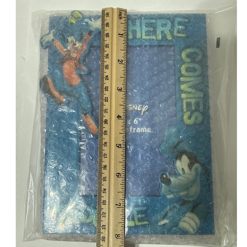 Disney Goofy Here Comes Trouble 4x6 Photo Frame Jerry Leigh Blue 3D Character